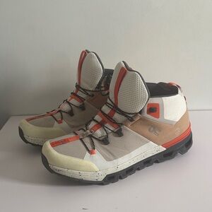 On Men’s Cloudtrax Water Repellent Hiking Shoe Sz 12 Like New